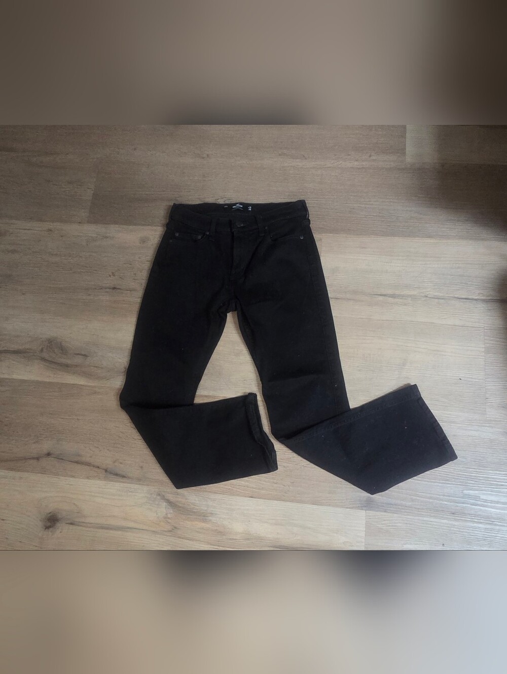 Hollister Men's Black Jeans W29 L30 Bin Z
